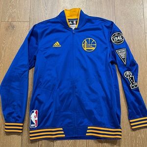 Golden State Warriors, Adidas championship jacket with championship patches